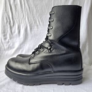 Minerva Swiss Army KS90 Gen II Men's Leather Combat Boots Black Size 275/US 8.5